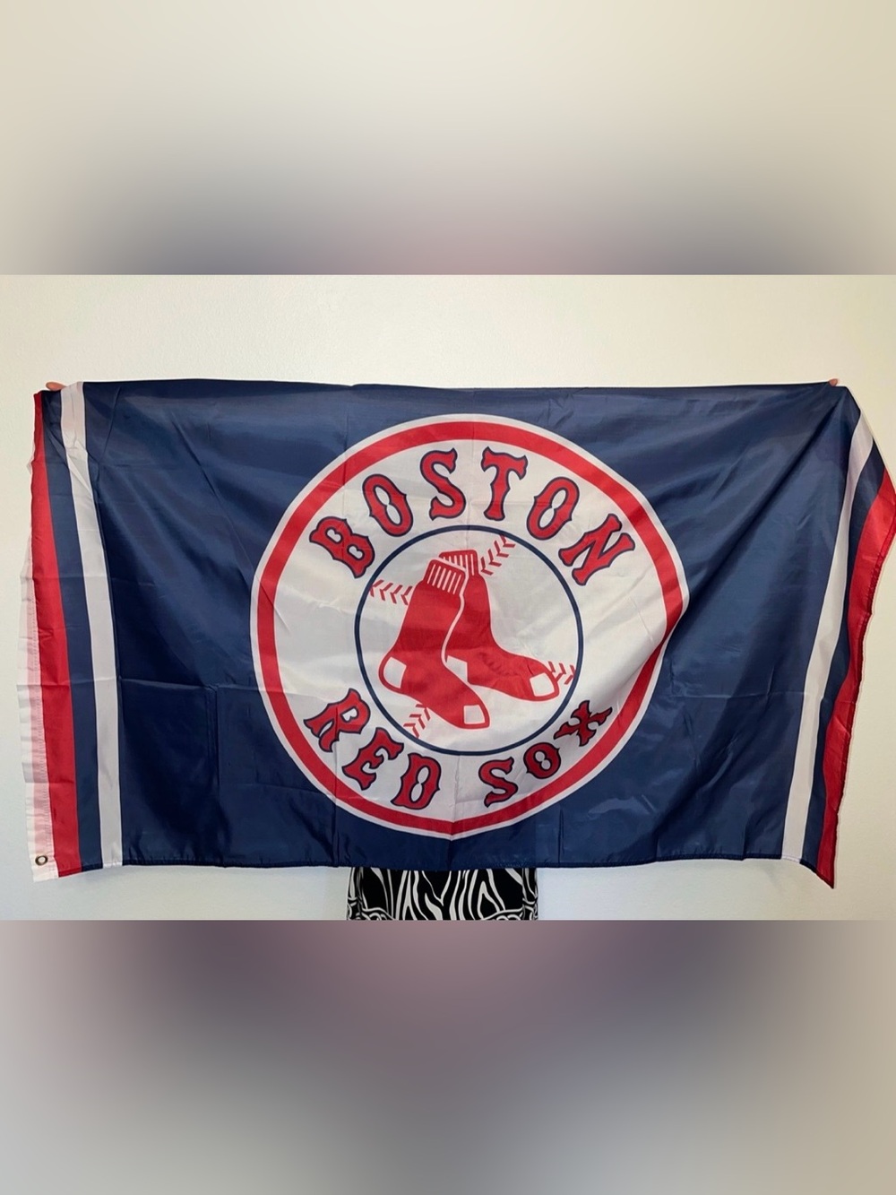Boston Red Sox Flag 3x5 Grommets Fan Cave Banner Wall Hanging